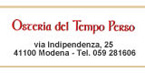 Osteria del Tempo Perso